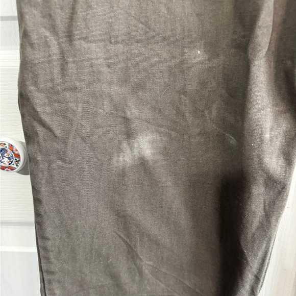 Carhartt Relaxed Fit brown carpenter stained jeans size 38 x 30 - Picture 2 of 6